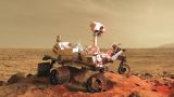 Марсоход Curiosity исследует красную планету — взяты пробы в кратере Гейла