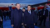 Эрдоган прибыл в Казахстан для участия в саммите ОТГ