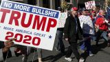 В столице США прошел марш сторонников Трампа