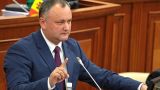 Президент Молдавии намерен добиваться досрочных выборов в парламент