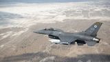 В США упал истребитель F-16
