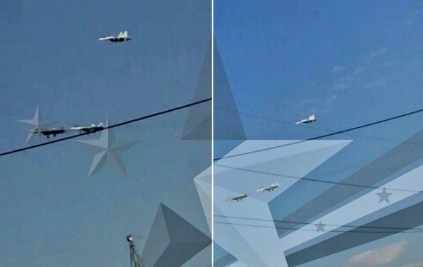 В глобальной сети появились кадры новых русских Су-57 в Сирии