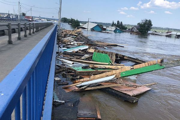 Сильное наводнение в Иркутске - ВИДЕО
