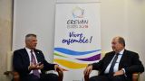 Президент Армении встретился с лидером косовских сепаратистов