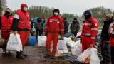 Мигранты на польско-белорусской границе получили помощь от Красного Креста