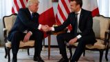 Трамп и Макрон договорились о совместном ответе на химатаку в Сирии