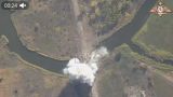 Russian Aerospace Forces destroyed an important bridge for the Armed Forces of Ukraine south of Kurakhovo — video