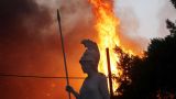 В Греции около 600 человек эвакуированы из-за лесных пожаров