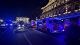 Пожарные ликвидировали открытое горение в особняке Миллера в Санкт-Петербурге