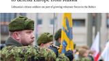 В случае вторжения России число литовских добровольцев составит менее 500 человек