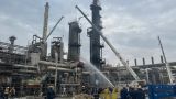 В Кувейте на нефтеперерабатывающем заводе произошёл пожар