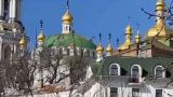 В Киеве после службы раскольников на церкви почернели кресты (видео)