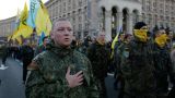 500 обманутых силовиков перекрыли Крещатик в Киеве