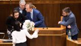 Свадебный торт остановил работу парламента в Словакии