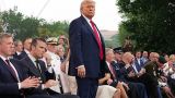 Трамп с супругой посетили военный парад в Вашингтоне