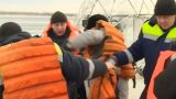 Аэросани МЧС предотвратили транспортную блокаду волжского острова Сарпинский