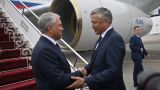 Спикер Госдумы России Вячеслав Володин прибыл с официальным визитом в Киргизию