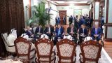 Путин и эмир Катара обсудили в Душанбе ситуацию на Ближнем Востоке