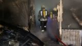 Ночью в Киеве сгорела часть рынка в Оболонском районе