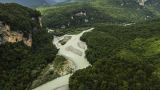 Российского туриста смыла горная река в Абхазии