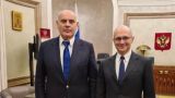 Президент Абхазии встретился с Кириенко и Савельевым