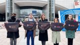 Молдавские журналисты пришли к Европарламенту рассказать о «свободе слова»