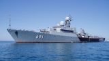 Ракетный корабль «Татарстан» вышел на стрельбы в Каспийское море