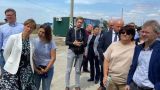 Президент Эстонии Керсти Кальюлайд побывала на границе с Крымом