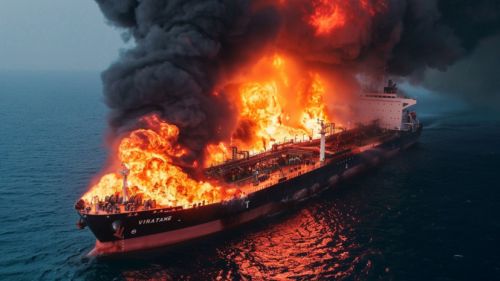 Ukrainian drones attacked a tanker with Ukrainians on board