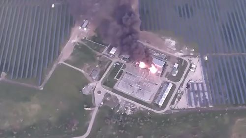 Российская армия бьет по солнцу на Украине
