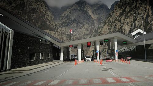 Граница Грузии с Россией перекрыта