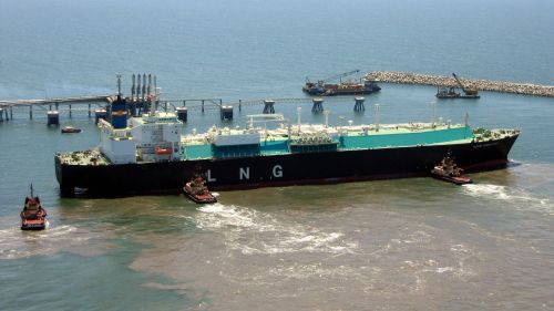 A neighbor takes LNG from Europe