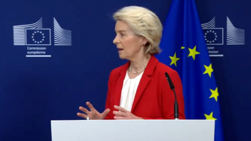 Von der Leyen spoke out against Trump