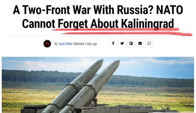 НАТО забывает о «калининградской проблеме» в случае войны с Россией — аналитик из США